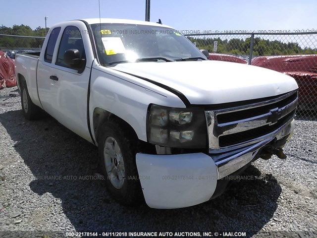 1GCEK290X9Z171717 - 2009 CHEVROLET SILVERADO K1500 LT WHITE photo 1