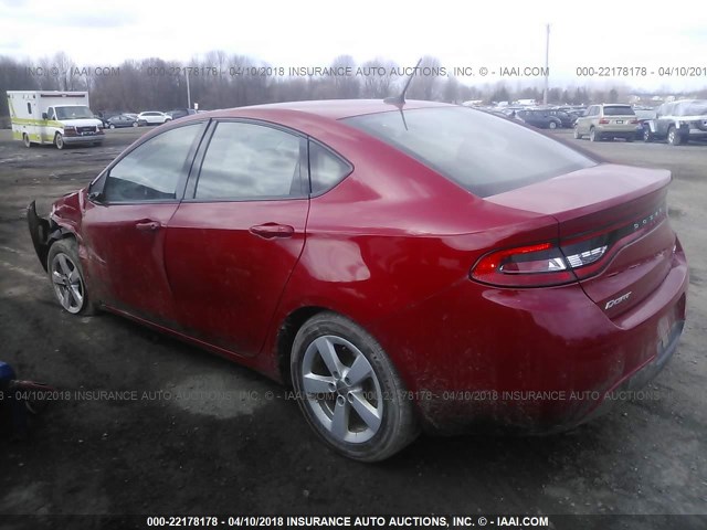 1C3CDFFA9GD802185 - 2016 DODGE DART SXT SPORT RED photo 3