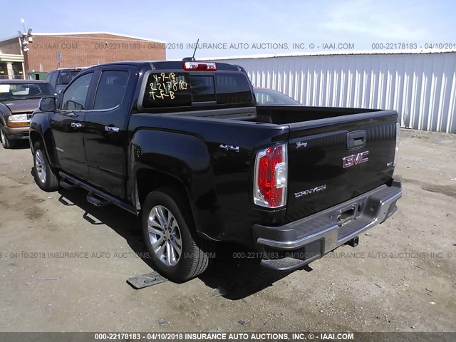 1GTP6DE1XG1360127 - 2016 GMC CANYON SLT BLACK photo 3