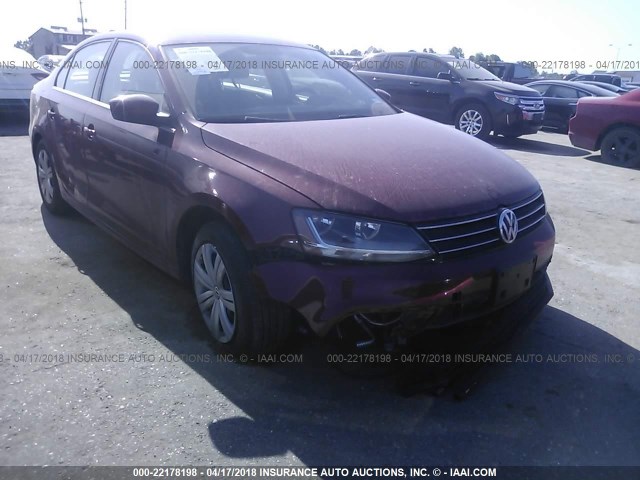 3VW167AJXHM403363 - 2017 VOLKSWAGEN JETTA S RED photo 6