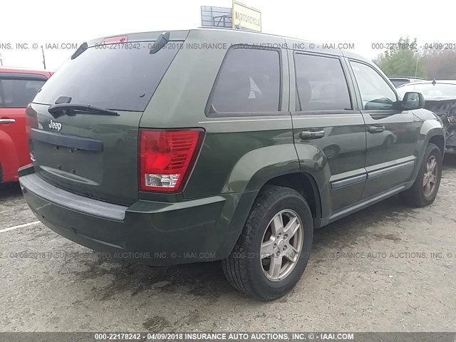1J8GR48K67C614280 - 2007 JEEP GRAND CHEROKEE LAREDO/COLUMBIA/FREEDOM 绿色 照片 4