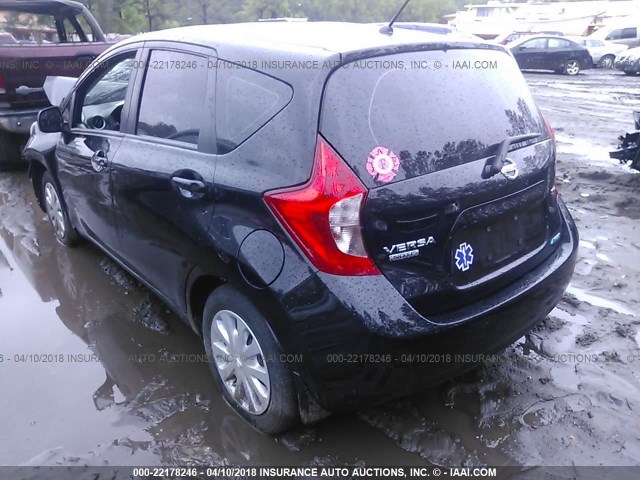 3N1CE2CPXEL368895 - 2014 NISSAN VERSA NOTE S/S PLUS/SV/SL BLACK photo 3