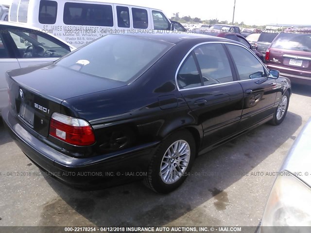 WBADT634X2CH99670 - 2002 BMW 530 I AUTOMATIC BLACK photo 4