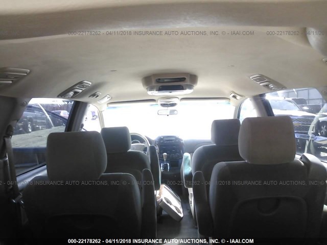 5TDZA23C25S337036 - 2005 TOYOTA SIENNA CE/LE GOLD photo 8