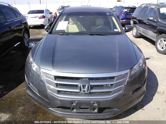 5J6TF1H59AL008027 - 2010 HONDA ACCORD CROSSTOUR EXL GRAY photo 6