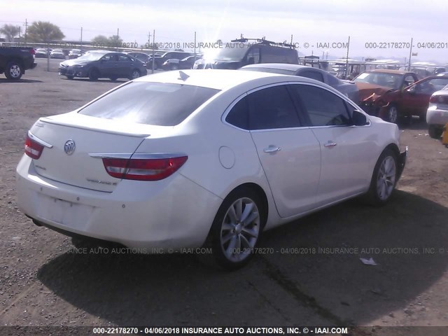 1G4PT5SV6D4178999 - 2013 BUICK VERANO PREMIUM WHITE photo 4