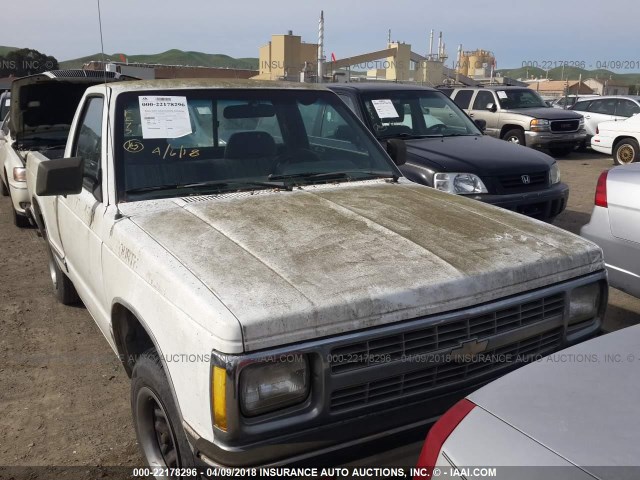 1GCCS14Z6N8179434 - 1992 CHEVROLET S TRUCK S10 WHITE photo 6