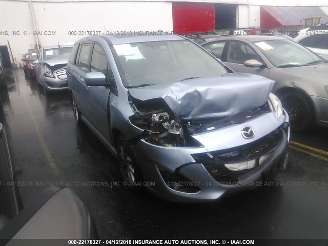 JM1CW2DL5C0132817 - 2012 MAZDA 5 Light Blue photo 1