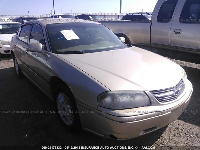 2G1WF55E2Y9175970 - 2000 CHEVROLET IMPALA GOLD photo 1