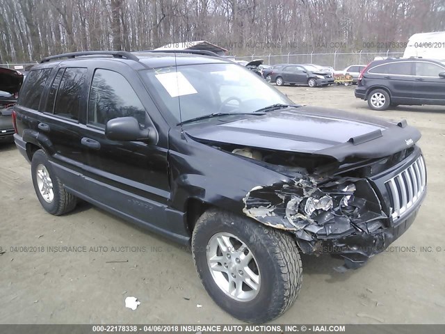 1J4GW48SX4C145393 - 2004 JEEP GRAND CHEROKEE LAREDO/COLUMBIA/FREEDOM 黑色 照片 1