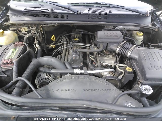 1J4GW48SX4C145393 - 2004 JEEP GRAND CHEROKEE LAREDO/COLUMBIA/FREEDOM 黑色 照片 10