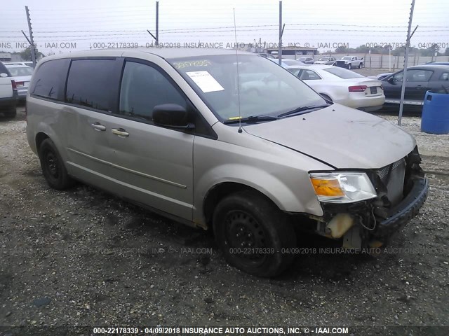 2D8HN44E49R658653 - 2009 DODGE GRAND CARAVAN SE BEIGE photo 1