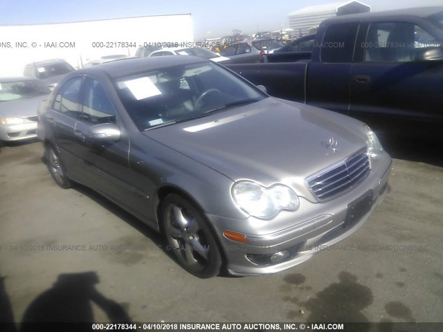 WDBRF52H06F804390 - 2006 MERCEDES-BENZ C GENERATION 2006 230 GRAY photo 1