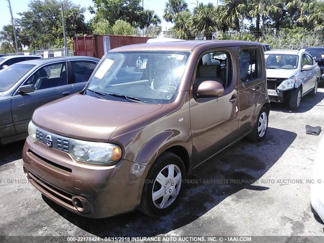 JN8AZ2KRXBT209298 - 2011 NISSAN CUBE S/SL/KROM BROWN photo 2