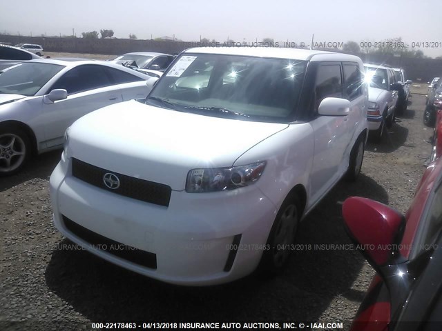 JTLKE50E991081188 - 2009 TOYOTA SCION XB WHITE photo 2