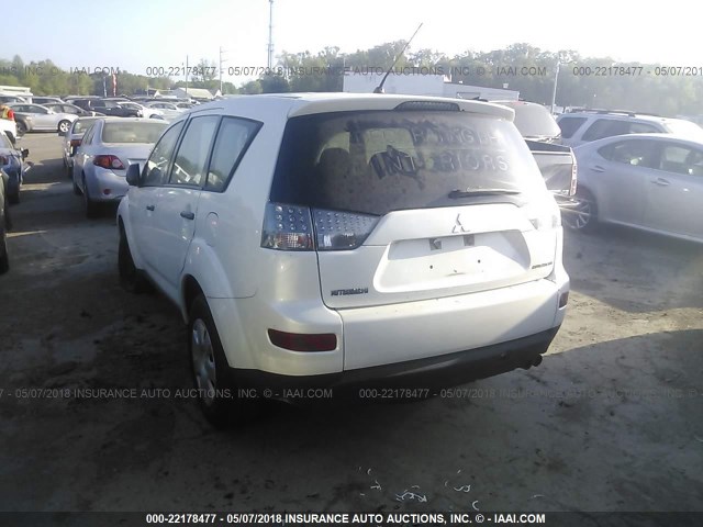 JA4MS31XX7Z003075 - 2007 MITSUBISHI OUTLANDER ES/LS Ağ foto 3