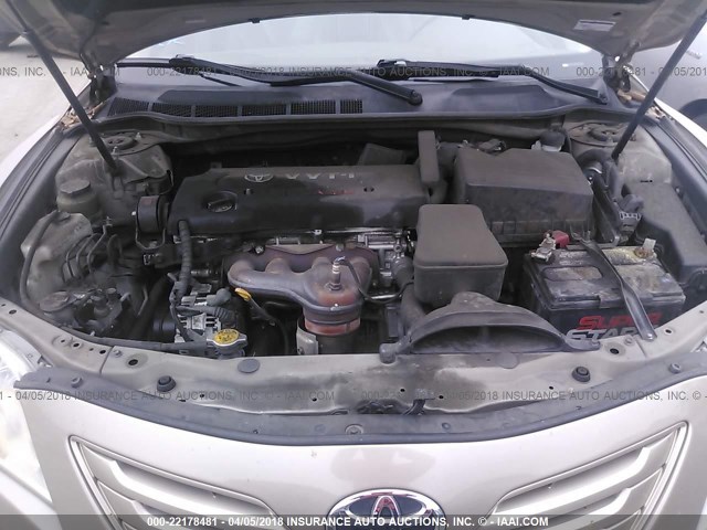 JTNBE46K773002794 - 2007 TOYOTA CAMRY NEW GENERAT CE/LE/XLE/SE TAN photo 10