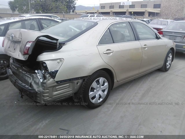 JTNBE46K773002794 - 2007 TOYOTA CAMRY NEW GENERAT CE/LE/XLE/SE TAN photo 4