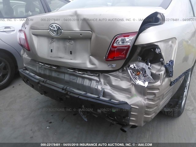 JTNBE46K773002794 - 2007 TOYOTA CAMRY NEW GENERAT CE/LE/XLE/SE TAN photo 6