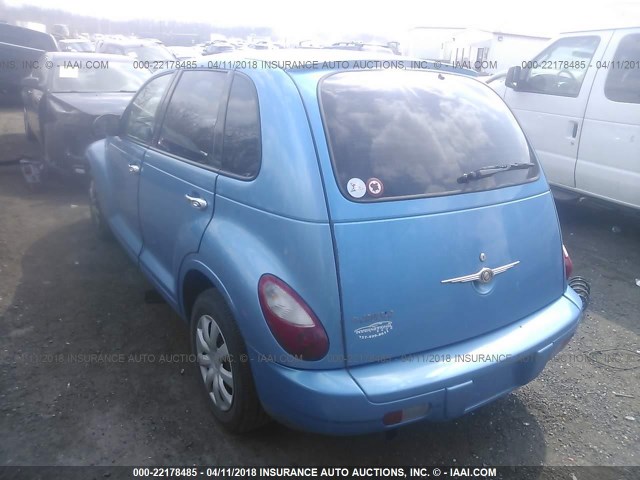 3A8FY48B08T106181 - 2008 CHRYSLER PT CRUISER BLUE photo 3