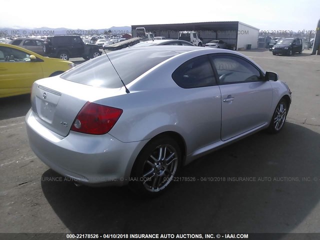 JTKDE177960078001 - 2006 TOYOTA SCION TC 银色 照片 4