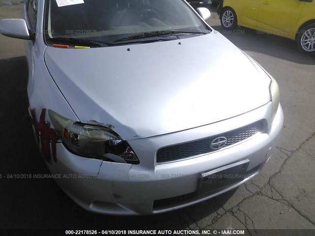 JTKDE177960078001 - 2006 TOYOTA SCION TC 银色 照片 6