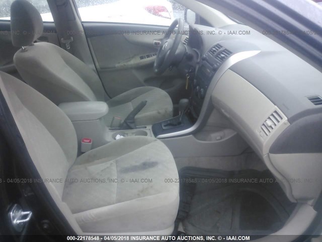 JTDBL40E899086301 - 2009 TOYOTA COROLLA LE/XLE GRAY photo 5