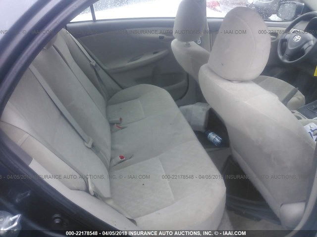 JTDBL40E899086301 - 2009 TOYOTA COROLLA LE/XLE GRAY photo 8