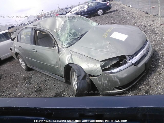 1G1ZT52895F185516 - 2005 CHEVROLET MALIBU LS TAN photo 1