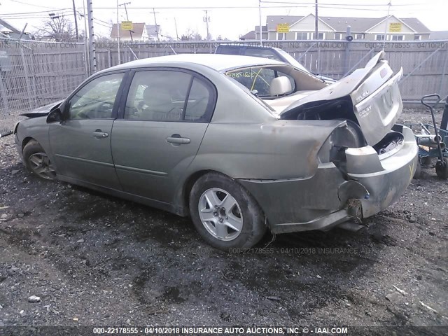 1G1ZT52895F185516 - 2005 CHEVROLET MALIBU LS TAN photo 3