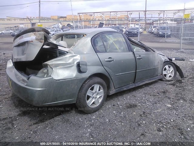 1G1ZT52895F185516 - 2005 CHEVROLET MALIBU LS TAN photo 4