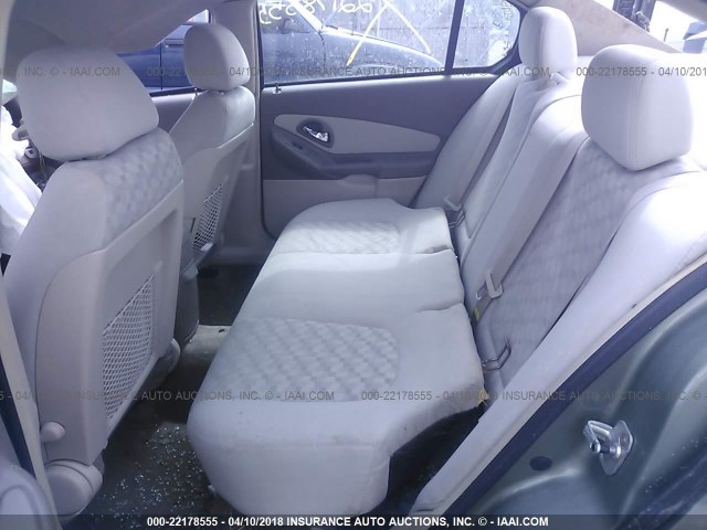 1G1ZT52895F185516 - 2005 CHEVROLET MALIBU LS TAN photo 8