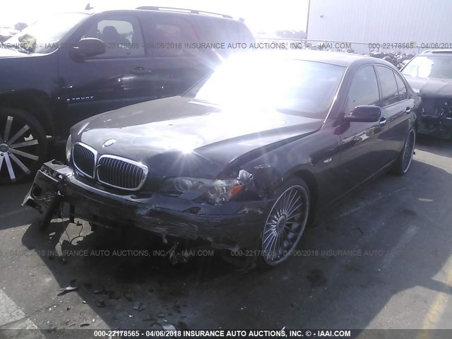 WBAHL83537DT89393 - 2007 BMW ALPINA B7 BLACK photo 2
