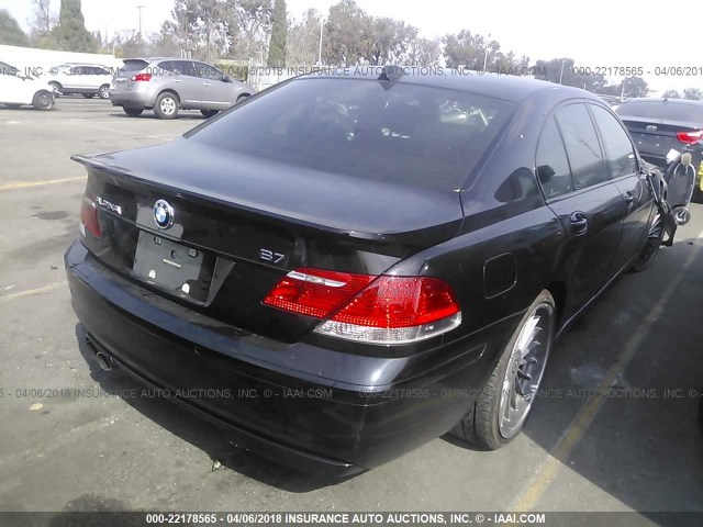 WBAHL83537DT89393 - 2007 BMW ALPINA B7 BLACK photo 4