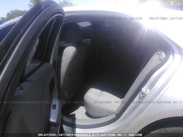 1G11B5SL1EF288952 - 2014 CHEVROLET MALIBU LS ვერცხლისფერი ფოტო 8