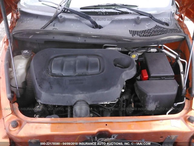 3GNDA13DX8S524108 - 2008 CHEVROLET HHR LS ნარინჯისფერი ფოტო 10