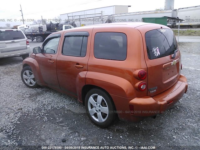 3GNDA13DX8S524108 - 2008 CHEVROLET HHR LS ნარინჯისფერი ფოტო 3