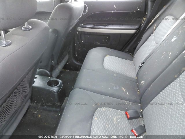 3GNDA13DX8S524108 - 2008 CHEVROLET HHR LS ნარინჯისფერი ფოტო 8