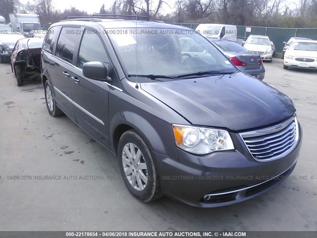 2C4RC1BG5FR654957 - 2015 CHRYSLER TOWN & COUNTRY TOURING GRAY photo 1