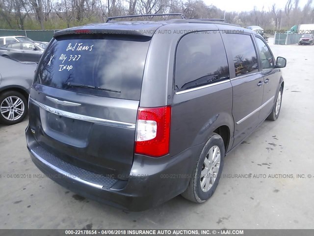 2C4RC1BG5FR654957 - 2015 CHRYSLER TOWN & COUNTRY TOURING GRAY photo 4