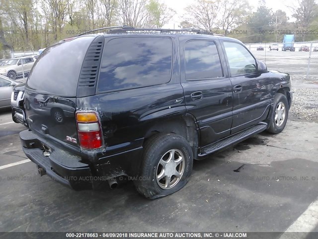 1GKEK63U03J228021 - 2003 GMC YUKON DENALI BLACK photo 4