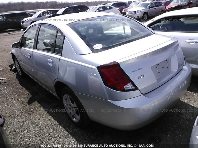 1G8AJ54F15Z172466 - 2005 SATURN ION LEVEL 2 SILVER photo 3