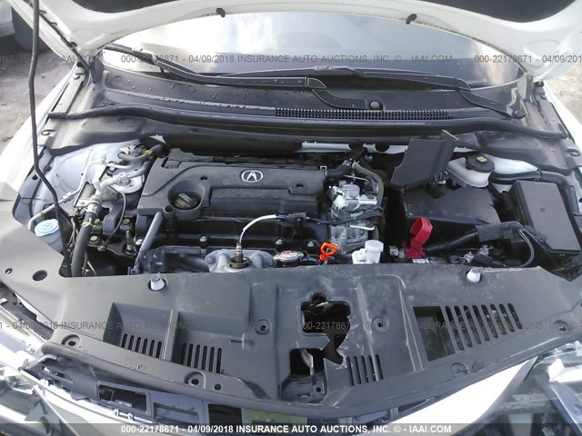 19UDE2F81GA023305 - 2016 ACURA ILX PREMIUM STYLE/TECH STYLE WHITE photo 10