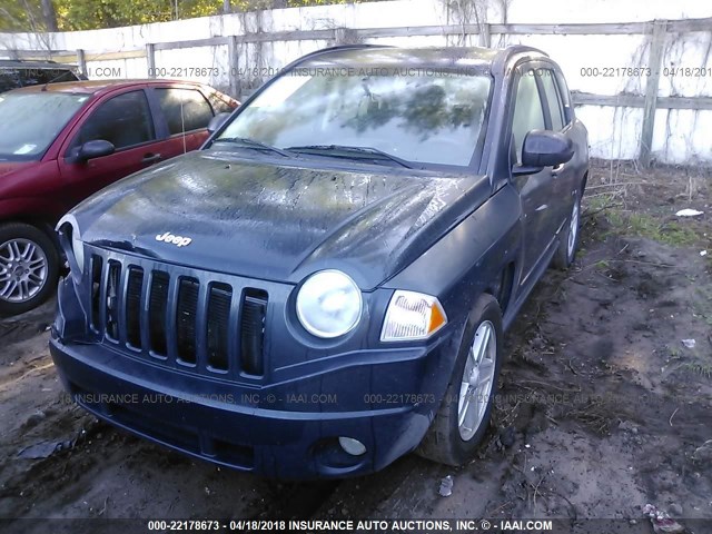 1J8FT47W98D706786 - 2008 JEEP COMPASS SPORT GRAY photo 2