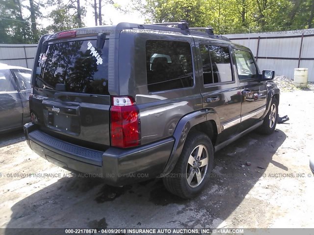 1J8HH48N26C328250 - 2006 JEEP COMMANDER 灰色 照片 4