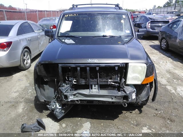 1J8HH48N26C328250 - 2006 JEEP COMMANDER 灰色 照片 6