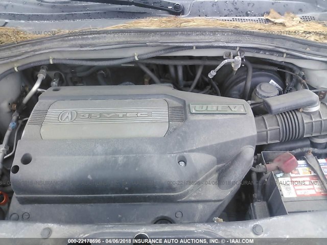 2HNYD18631H517936 - 2001 ACURA MDX TOURING SILVER photo 10