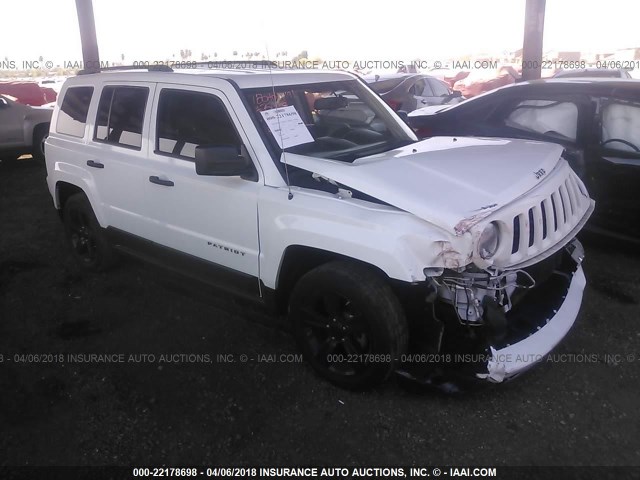 1C4NJPBB0CD660191 - 2012 JEEP PATRIOT SPORT WHITE photo 1