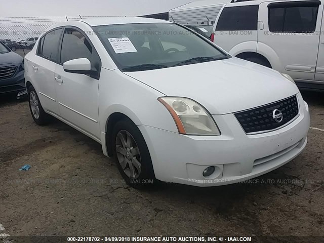 3N1AB61EX8L644683 - 2008 NISSAN SENTRA 2.0/2.0S/2.0SL WHITE photo 1