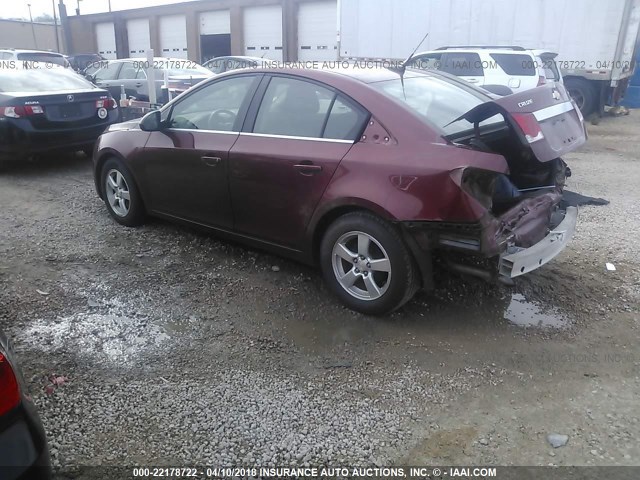 1G1PC5SB1D7204930 - 2013 CHEVROLET CRUZE LT ORANGE photo 3